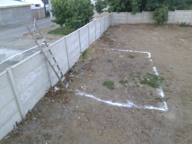 la "cancha" de voleibol