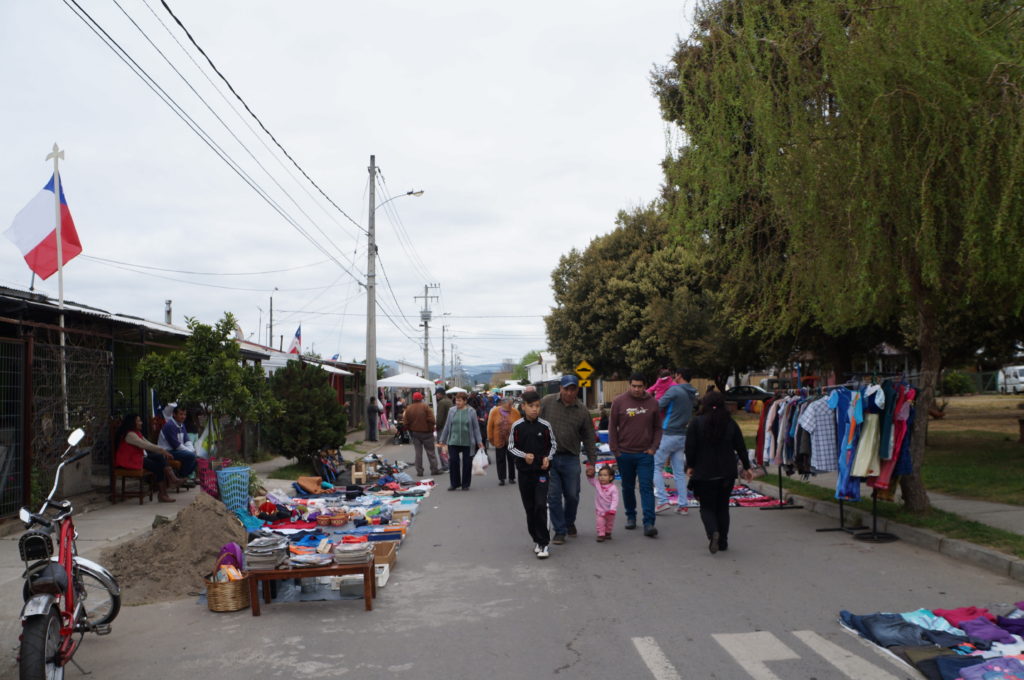 Feria de las pulgas de los Libertadores. Septiembre,2016.